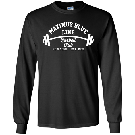Maximus Blue Line Barbell Club T-Shirt