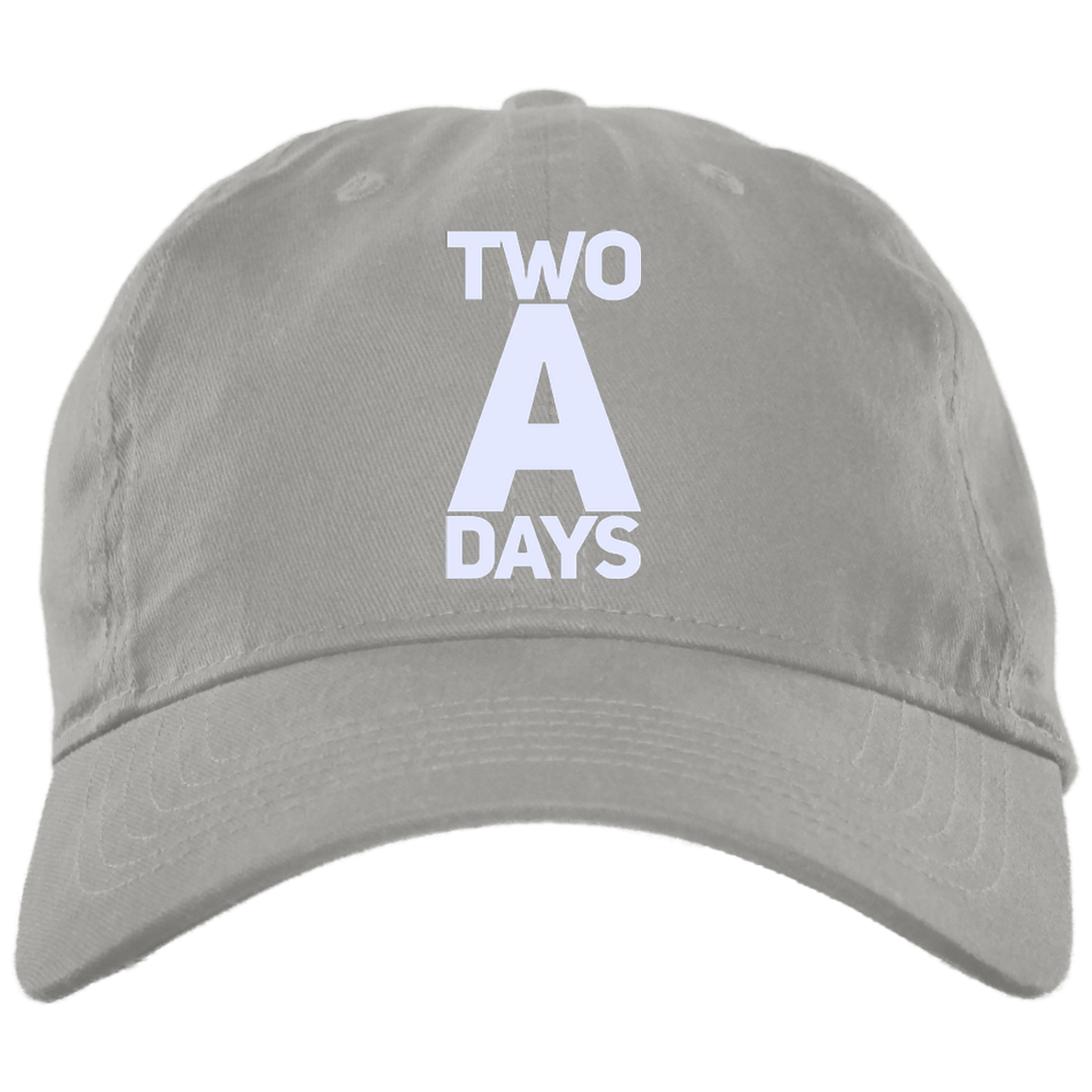 Two a Days are brutal.  Can you wear this hat?