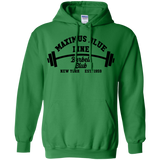 Maximus Blue Line Barbell Club Hoodie 8 oz.