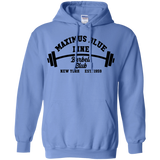 Maximus Blue Line Barbell Club Hoodie 8 oz.