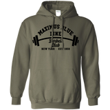 Maximus Blue Line Barbell Club Hoodie 8 oz.