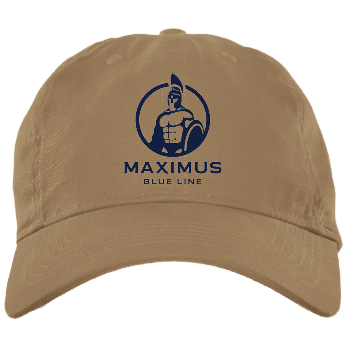 The Maximus Blue Line logo Dad hat