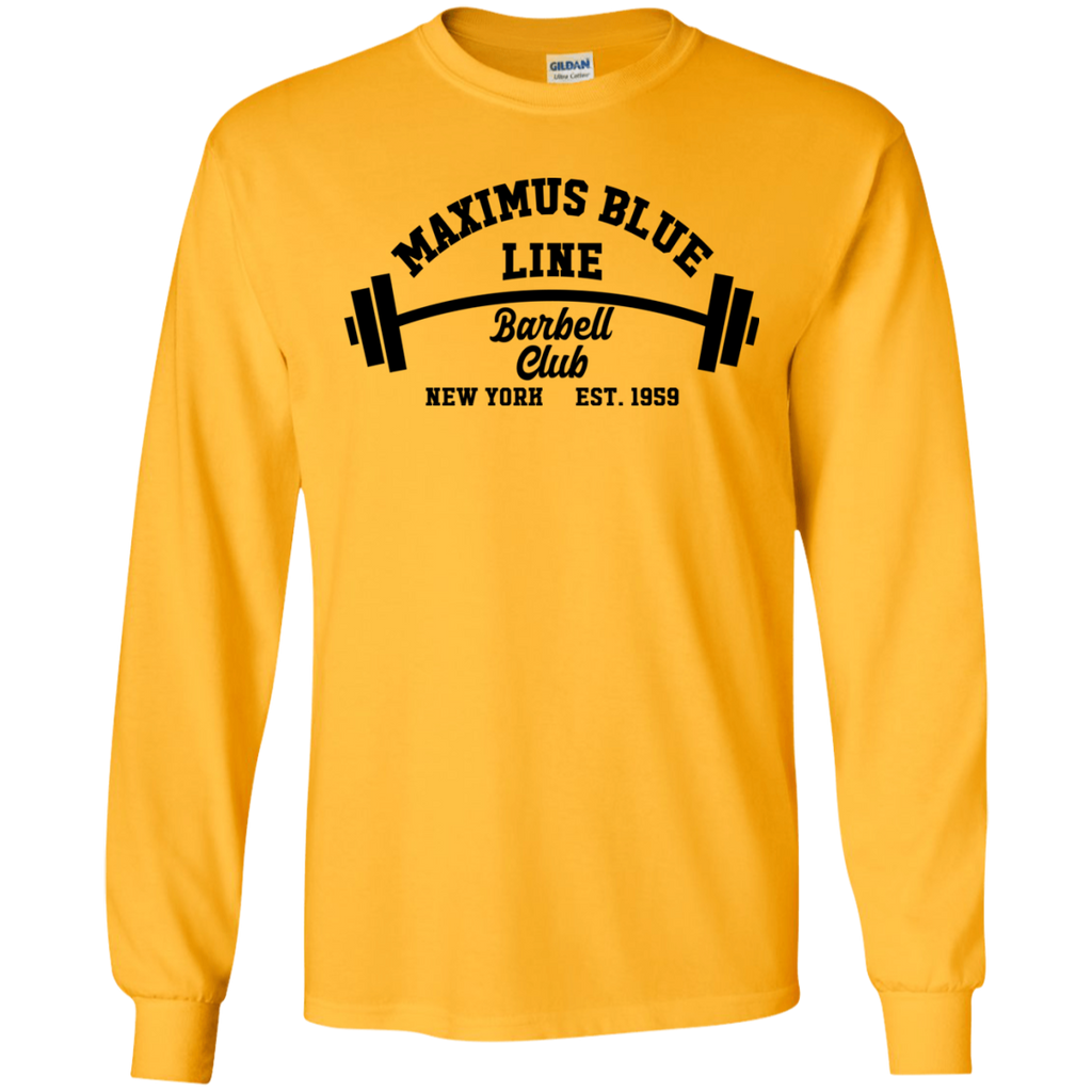 Maximus Blue Line Barbell Club T-Shirt