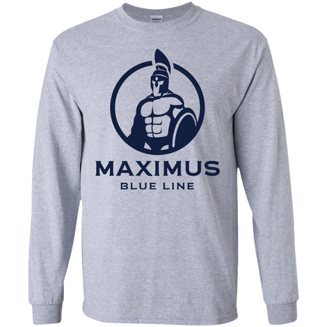 The Maximus Blue Line logo jersey