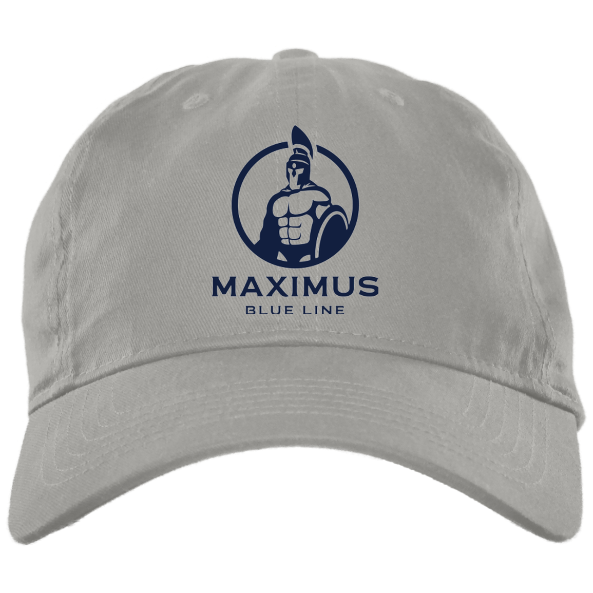 The Maximus Blue Line logo Dad hat