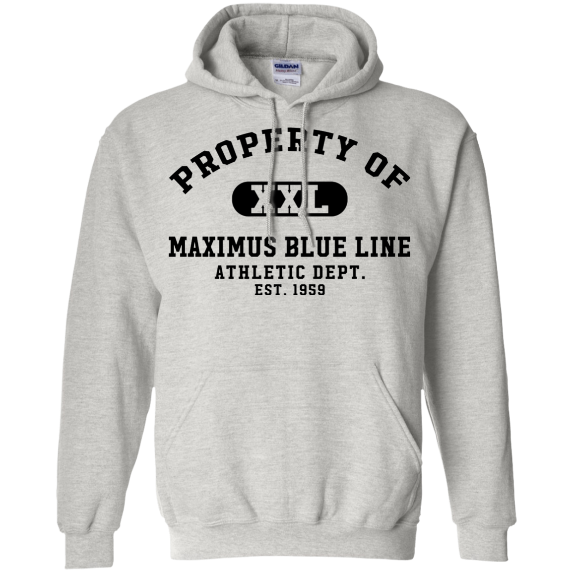 Maximus Blue Line Athletic dept. Hoodie 8 oz.