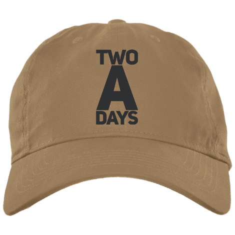 Two a Days are brutal.  Can you wear this hat?