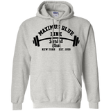 Maximus Blue Line Barbell Club Hoodie 8 oz.