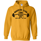 Maximus Blue Line Barbell Club Hoodie 8 oz.