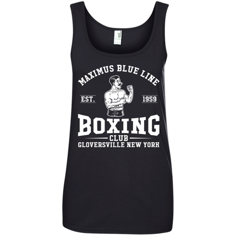 Maximus Blue Line Boxing Club Ladies  Ringspun Cotton Tank Top
