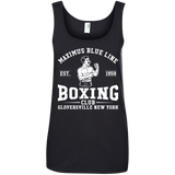 Maximus Blue Line Boxing Club Ladies  Ringspun Cotton Tank Top