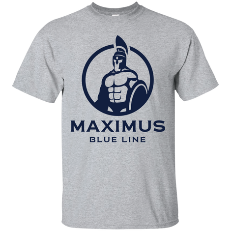 The Maximus Blue Line logo T.