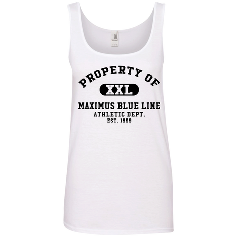 Maximus Blue Line Athletic dept.  Ringspun Cotton Tank Top