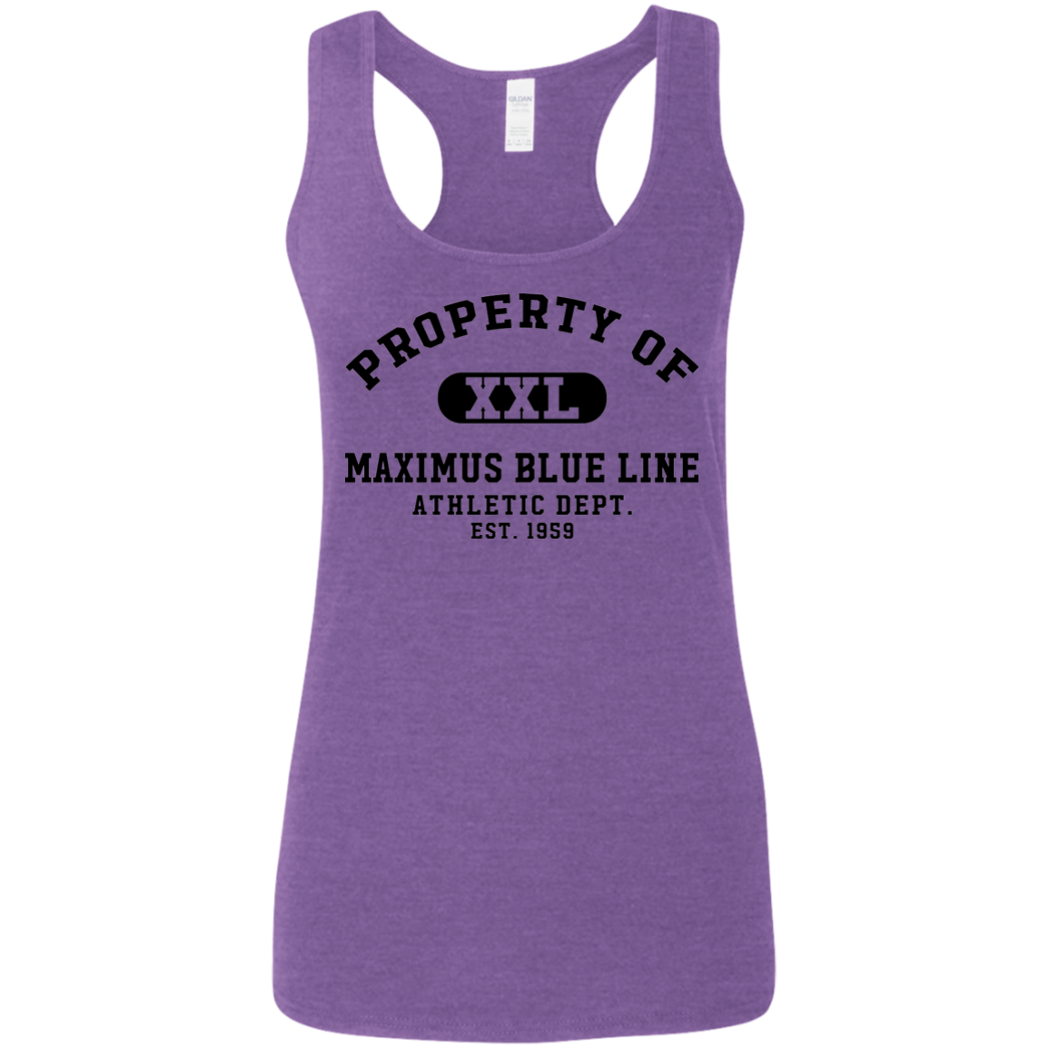 Maximus Blue Line Athletic dept. Ladies' Softstyle Racerback Tank