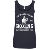 Maximus Blue Line Boxing Club Ladies  Ringspun Cotton Tank Top
