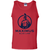 The Maximus Blue Line logo tank