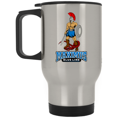 Mascot Silver Stainless Travel Mug