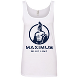Maximus Blue Line logo ladies tank